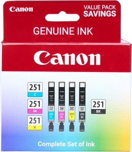 Canon CLI-251 BK/CMY 4PK Compatible - Product Image 3