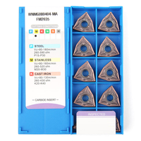 Herramienta de Corte CNC de Alta Calidad WNMG 080404 WNMG080408 Inserto de Torneado de Carburo de Tungsteno