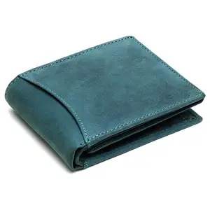 Latest Fashion Trendy Men's Leather Wallet With Attached Flip Pocket