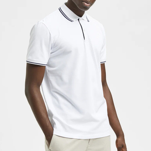 Vente en gros de polos personnalisés pour hommes Vêtements RMG élégants de haute qualité de fournisseurs bangladais Vêtements de mode à motif solide - Product Image 2