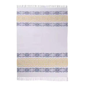 Alfombra de tejido plano de algodón lavable superventas, corredor tejido a mano, diseño ecológico para cocina, baño o espacio de pasillo estrecho - Product Image 1