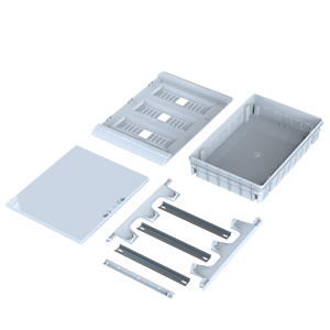 Boîtier de distribution en plastique ABS/PC blanc IP40 330x495x107 mm Capacité 36 MCB Montage encastré 2,09 kg Moulé par injection - Product Image 4