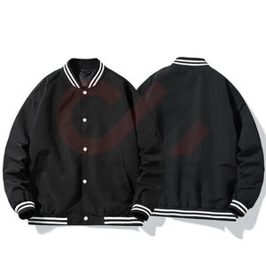 Venta caliente de moda de satén de seda al por mayor Varsity Jacket Custom Color Logo Men Varsity Jacket Made in Pakistan OEM ODM Revisado - Product Image 6