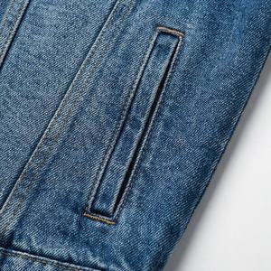 Vêtements d'été pour femmes Coupe ajustée Boutonnage manches longues Casual Streetwear Vestes en jean courtes Couleur personnalisée Vêtements d'extérieur élégants - Product Image 5