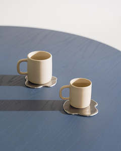 Sous-verres en métal de dernière génération, sous-verres en aluminium, finition nickel et or, meilleure qualité en taille personnalisée - Product Image 1