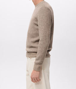 Sweater Wholesale 350G Heavy Mock Neck Crewneck <b>Sweatshirts</b> Sweater Custom Basic Loose Solid Color Oversized Thick Warm Sweater - Product Image 5