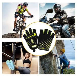 Guantes de Ciclismo de Medio Dedo Antideslizantes de Primera Calidad para Hombre y Mujer, Equipo Deportivo Transpirable para Hombre y Mujer - Product Image 3