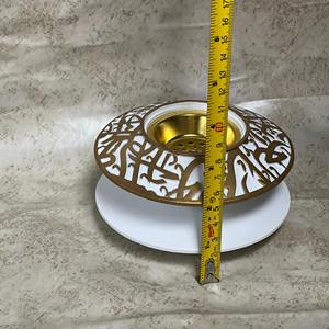 Porte-encens de style luxueux en calligraphie arabe noire pour la décoration de la maison et les occasions spéciales et la décoration festive en provenance d'Inde - Product Image 4