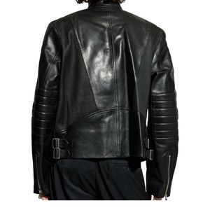 Original Genuine <b>Sheep</b> <b>Skin</b> Winter <b>Jacket</b> Men Stand Collar Front Logo Waterproof Windproof Latest Design OEM High Quality Custom - Product Image 2