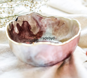 ชามเรซินตกแต่งงานแต่งงานสุดโรแมนติกพร้อม tradebyd สำหรับพิธีอีเวนต์และสำเนียงจัดแต่งทรงผมที่ไร้กาลเวลา - Product Image 5