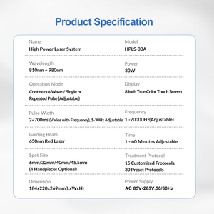 Système de thérapie <span class=keywords><strong>laser</strong></span> infrarouge professionnel pour chiens et chevaux, réadaptation, utilisation en pratique vétérinaire - Product Image 4