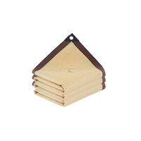 Vela de Sombra Premium de Fibra de Coco Natural, Ecológica, para Exteriores, para Construcción y Camping, Modelo Vietchoice Parker