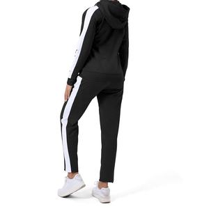 Conjunto Deportivo de Invierno para Mujer de Alta Calidad, con Cremallera, Pantalones Holgados de Cintura Alta Elástica y Top, Dos Piezas - Product Image 2