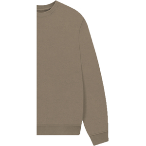 Sudadera Ecológica para Mujer, de Uso Diario, con Bordado Sólido, Transpirable, de Cuello Redondo, Color Chocolate, Resistente al Viento, de Poliéster/Algodón - Product Image 5