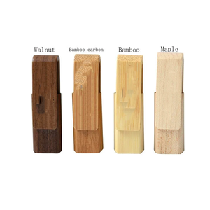 Memoria USB de Madera de 256 GB con Diseño Giratorio de Bambú |   Almacenamiento Ecológico para el Trabajo y Regalos - Product Image 5