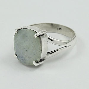 แหวนพลอยสายรุ้งธรรมชาติสีรุ้งแบบหนาและ925เงินสเตอร์ลิงเครื่องประดับแบบทำมือสำหรับผู้หญิงเด็กผู้หญิงขายส่งราคาอินเดีย - Product Image 1