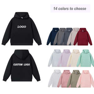 Sweat à capuche en tricot de haute qualité personnalisé OEM, 220 g/m², taille plus, unisexe, lourd, 100 % coton, imprimé pour femmes et hommes, hiver - Product Image 2