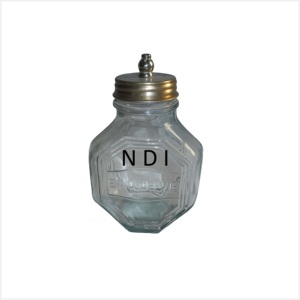 Pot de maçon en verre décoratif Transparent de haute qualité couverture de condiments faits à la main pour la couverture de stockage d'épices incluse - Product Image 4