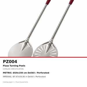 Pelle à pizza ronde perforée en aluminium Fida 20 cm - Product Image 4