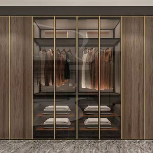 Baineng 48 Uur Gratis Ontwerp Slimme Modulaire Roestvrijstalen Kleedkast Inloopkast Slaapkamermeubels Voor Kleding - Product Image 1