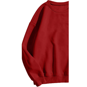 Sudadera Ecológica para Mujer, Uso Diario, Bordado Sólido, Felpa, Transpirable, Resistente al Viento, Poliéster/Algodón, 340g, Invierno, Logotipo Frontal - Product Image 6