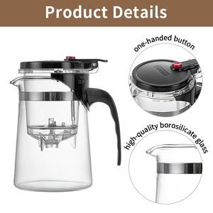 Ma Thuật Phù Thủy mê thủy tinh ấm trà với lọc - Product Image 4