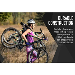 Guantes de ciclismo duraderos para hombre, guantes cómodos para entrenamiento de ciclismo y conducción al aire libre, guantes de ciclismo - Product Image 4