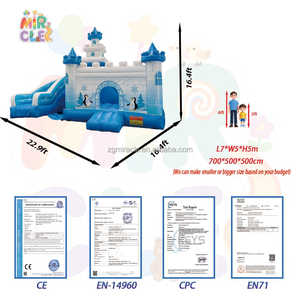 Castillo Inflable Comercial con Tobogán y Piscina <span class=keywords><strong>Splash</strong></span>, Bouncer Tobogán Agua para Eventos Infantiles - Product Image 5