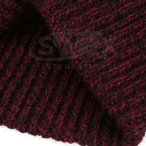 Gorros de Jacquard de Último Estilo Fabricados en Pakistán, Gorros de Jacquard para Adultos de Color Liso con Logotipo Personalizado - Product Image 5