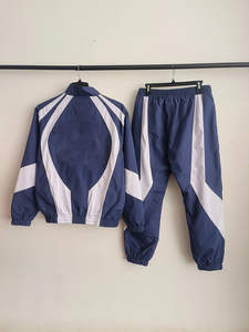 Conjunto de Chaqueta Cortavientos de Nailon de Alta Calidad para Hombre, Chándal Profesional y Ribete Personalizado, Conjunto de Chaqueta Cortavientos Personalizable de Lona para Hombre - Product Image 4