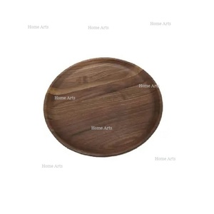 Assiette de présentation en bois au design classique, de forme ronde, de la plus haute qualité, fabriquée en Inde - Product Image 5