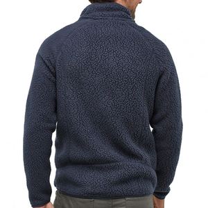 แจ็กเก็ตซิปเต็มตัวผ้าขนแกะเชอร์ปาขั้วโลกผ้าฟลีซปรับแต่งได้สำหรับผู้ชายเสื้อสวมหัวให้ความอบอุ่นในฤดูหนาว - Product Image 3