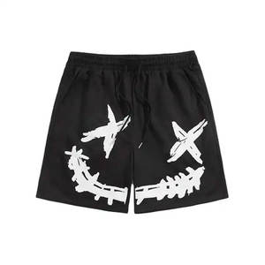 Recién llegado, pantalones cortos informales cómodos de algodón para hombres, pantalones cortos con estampado de logotipo personalizado para hombres, pantalones cortos 100% de algodón con cintura elástica - Product Image 1