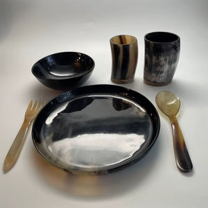 Produit très vendu, qualité supérieure, petit outil à salade noir naturel, écologique, compatible lave-vaisselle, pour la maison et la cuisine, fabriqué en Inde - Product Image 1