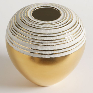 <b>Top</b> Quality Tableware Flower Vase and Pot for Hotel Ware Usage Gold Color Bone Inlay Flower Vase Set of 2 Tableware Flower Vase - Product Image 4
