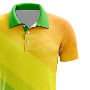 Professional Sublimated Polo Shirt Custom Logo Printing Quick Dry Polyester Golf Running <b>Darts</b> Polo Mens Shirts - Product Image 4