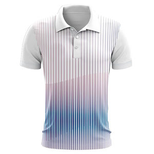 Precio competitivo mejor proveedor al por mayor hombres sublimación Polo camisa/Venta caliente 100% algodón hecho hombres sublimación Polo camisa - Product Image 1