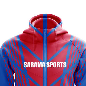 Sudadera con Capucha de Felpa Gruesa de Alta Calidad al por Mayor, con Cierre Completo, Logotipo Personalizado, Corte Holgado para Hombre, Transpirable - Product Image 2