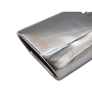 Terminal rectangulaire incliné en acier inoxydable de 63 mm - Product Image 3