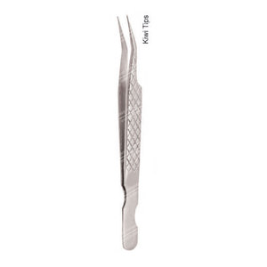 Pincettes d'extension de cils de couleur argent à motifs différents - Product Image 3