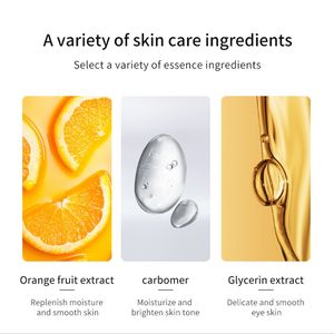 थोक मॉइस्चराइजिंग अंधेरे सर्कल को हटाने वाले सीरम प्राकृतिक एंटी-एजिंग एंटी-एजिंग एंटी-शिर्ल विटामिन सी चावल पौधे फल आई क्रीम - Product Image 6