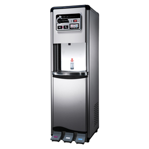 «Taiwan Buder» Stainless Steel EnergySaving Hot & Cold Water Dispenser for Outdoor Hotel Commercial Use with Stand Installation - Product Image 1