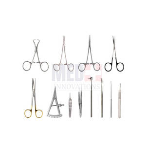 Caja de acero más vendida Instrumentos quirúrgicos Disección veterinaria Kit básico de cirugía menor - Product Image 1