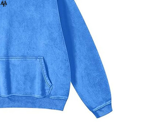 Precio al por mayor sudaderas con capucha para ropa de Hombre Sudaderas con capucha de lavado ácido 100% estilo urbano Sudadera con capucha acogedora con logotipo bordado - Product Image 4