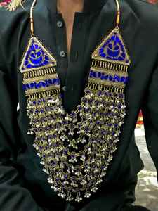 Women's Fashion Afghan Kuchi Vintage Jewelry <b>Sets</b> Lightweight Breathable Necklace Earrings <b>Set</b> for Weddings in Custom Pattern - Product Image 4