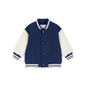 Chaqueta Varsity Infantil Personalizada de Alta Calidad con Mangas Largas, Lana Suave, OEM ODM, Bordada y Personalizable para Niños 2026 - Product Image 1