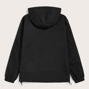 Vêtements de sport pour hommes de haute qualité, vêtements de sport personnalisés, vêtements de rue pour hommes, veste vintage à capuche zippée en nylon, veste coupe-vent pour hommes - Product Image 5