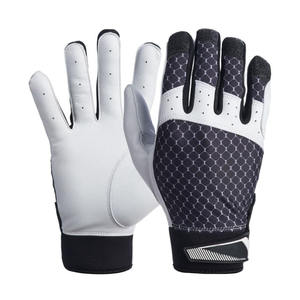 Guantes de bateo de béisbol unisex personalizables piel de oveja acolchado ligero profesional suave cómodo todos los colores último - Product Image 1