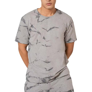 Conjunto de Verano de 2 Piezas de Camiseta y Pantalones Cortos de Punto Personalizados para Hombre, Fabricante OEM DAKHA SPORTS - Product Image 4