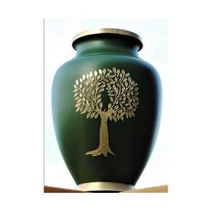 เครื่องทองกาแฟทำด้วยมือทำจากทองแดงโกศอุปกรณ์สำหรับงานศพอลูมิเนียมโกศดูใหม่ในราคาที่สมเหตุสมผล - Product Image 3